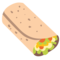 Burrito emoji on Google